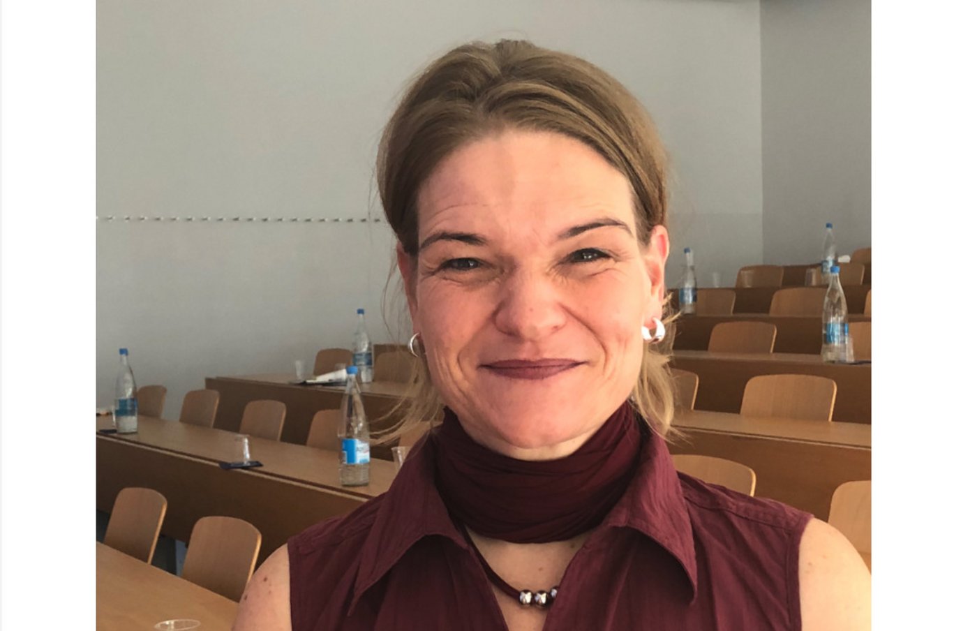 Corinne Bähler referierte zum Thema Atemerkrankung.