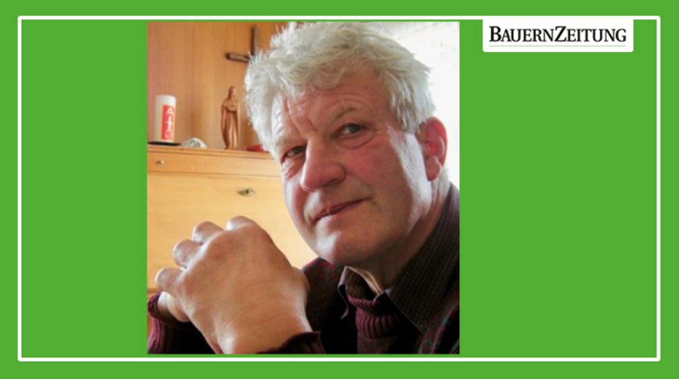 BauernZeitung-Leser Toni Merki liest nicht nur gerne, er greift ab und zu selber in die Tasten. (Bild Toni Merki)