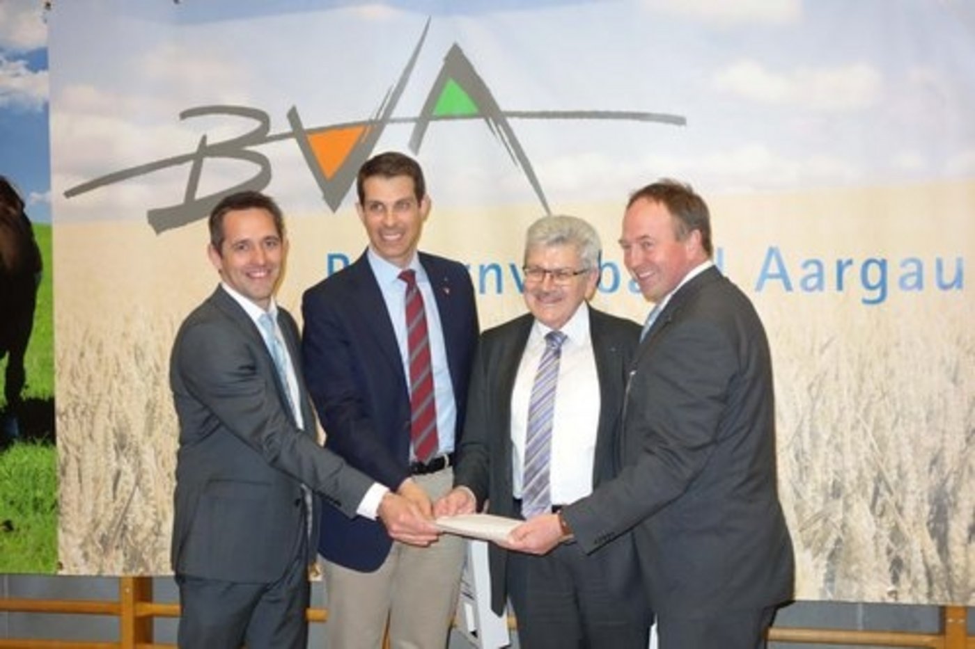 ... Alois Huber, Präsident BVA (rechts). (Bilder: zVg)