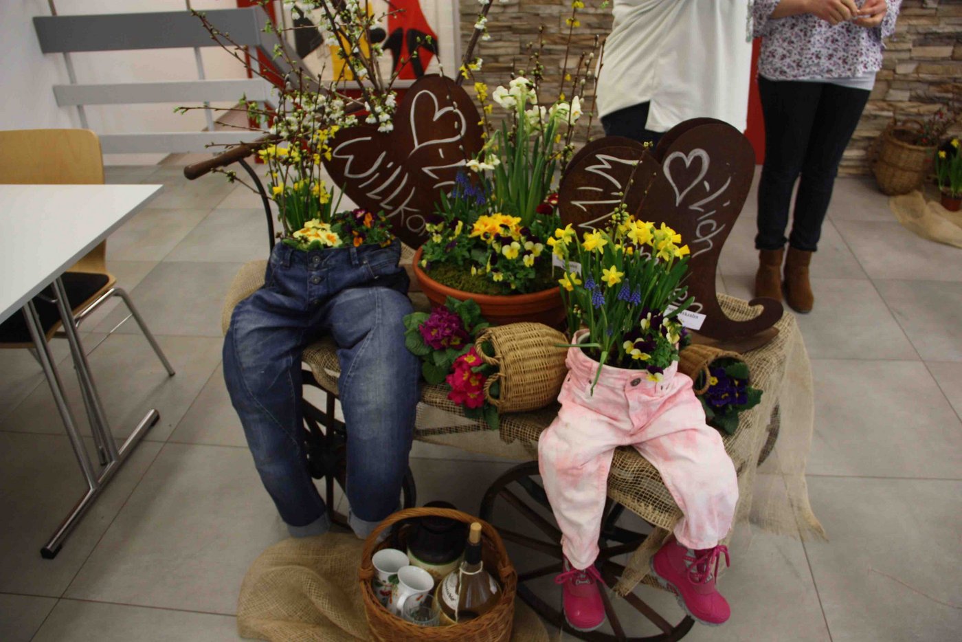 Liebevoll war die Allmendhalle dekoriert worden. 