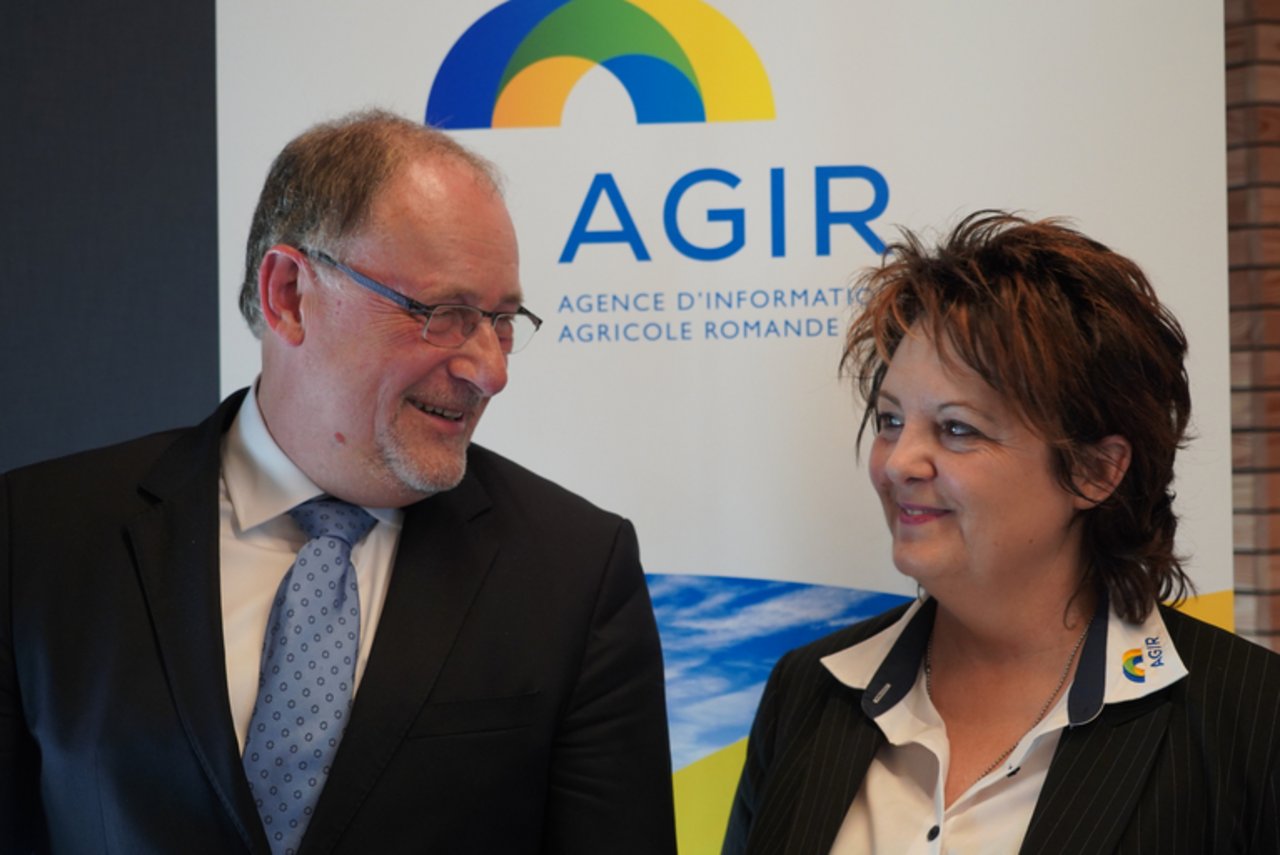 Francois Erard und Fabienne Bruttin wollen mit Agir abgrundtiefe Lücken schliessen zwischen Produzenten und Konsumenten. (Bild lid/mr)