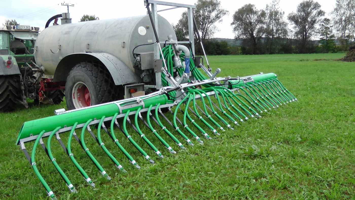 «Verteilgestänge mit Kunststoffrohr als tragendes Konstruktionselement» der Firma Möscha GbR (Bild Euro Tier)