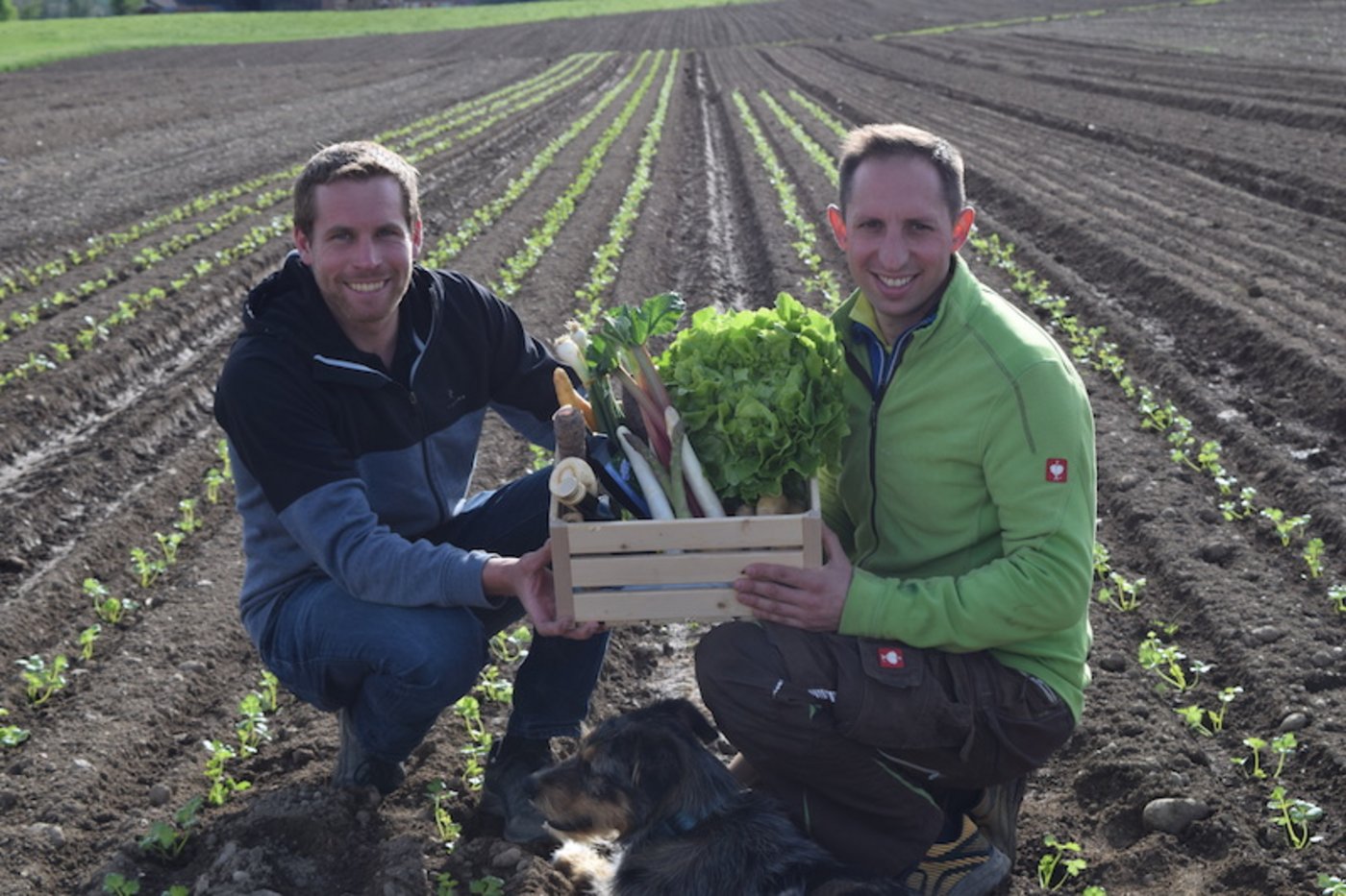 Matthias Ruoss (links) und Markus Bernhardsgrütter haben vor drei Jahren die Saisonbox GmbH gegründet. (Bild sgi)
