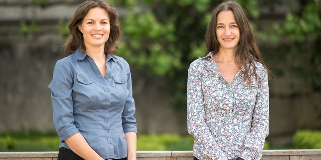Carmen Sangin (links) und Elisa Domeniconi werden sich ab August die Leitung des Labels «Fourchette verte» teilen. (Bild Joao Images)