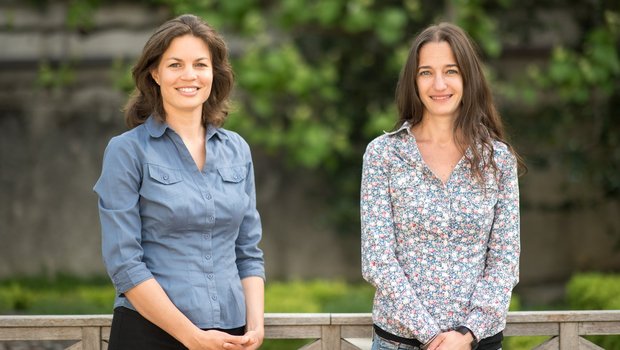 Carmen Sangin (links) und Elisa Domeniconi werden sich ab August die Leitung des Labels «Fourchette verte» teilen. (Bild Joao Images)