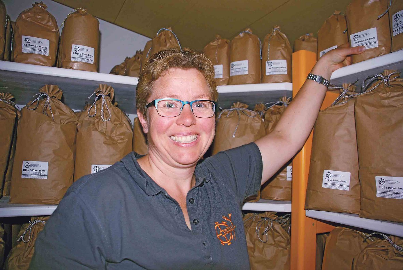 Maja Grunder verbringt viel Zeit in der familieneigenen Mühle. (Bild Ruth Bossert)