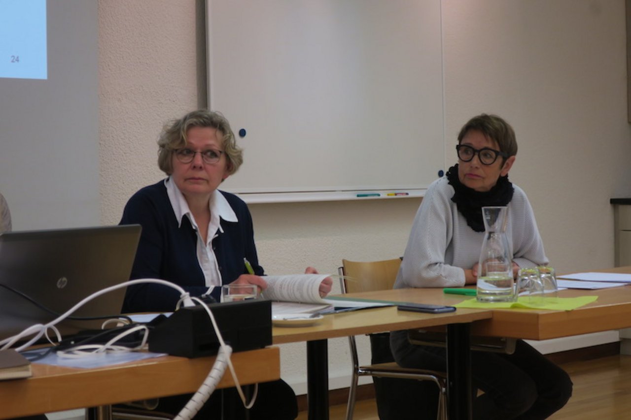 Präsidentin Christine Bühler (links) und Co-Geschäftsführerin Elisabeth Kurth sind froh, dass die Mitglieder dem neu eingeschlagenen Weg positiv gegenüber eingestellt sind. 