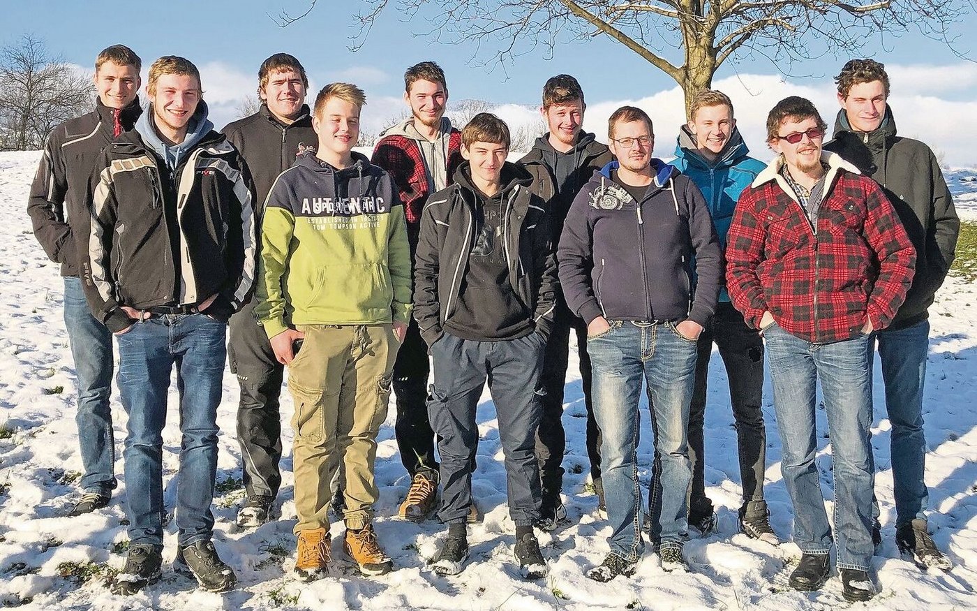 Die Klasse A der Zentralschweizer Agrarpraktiker(innen).