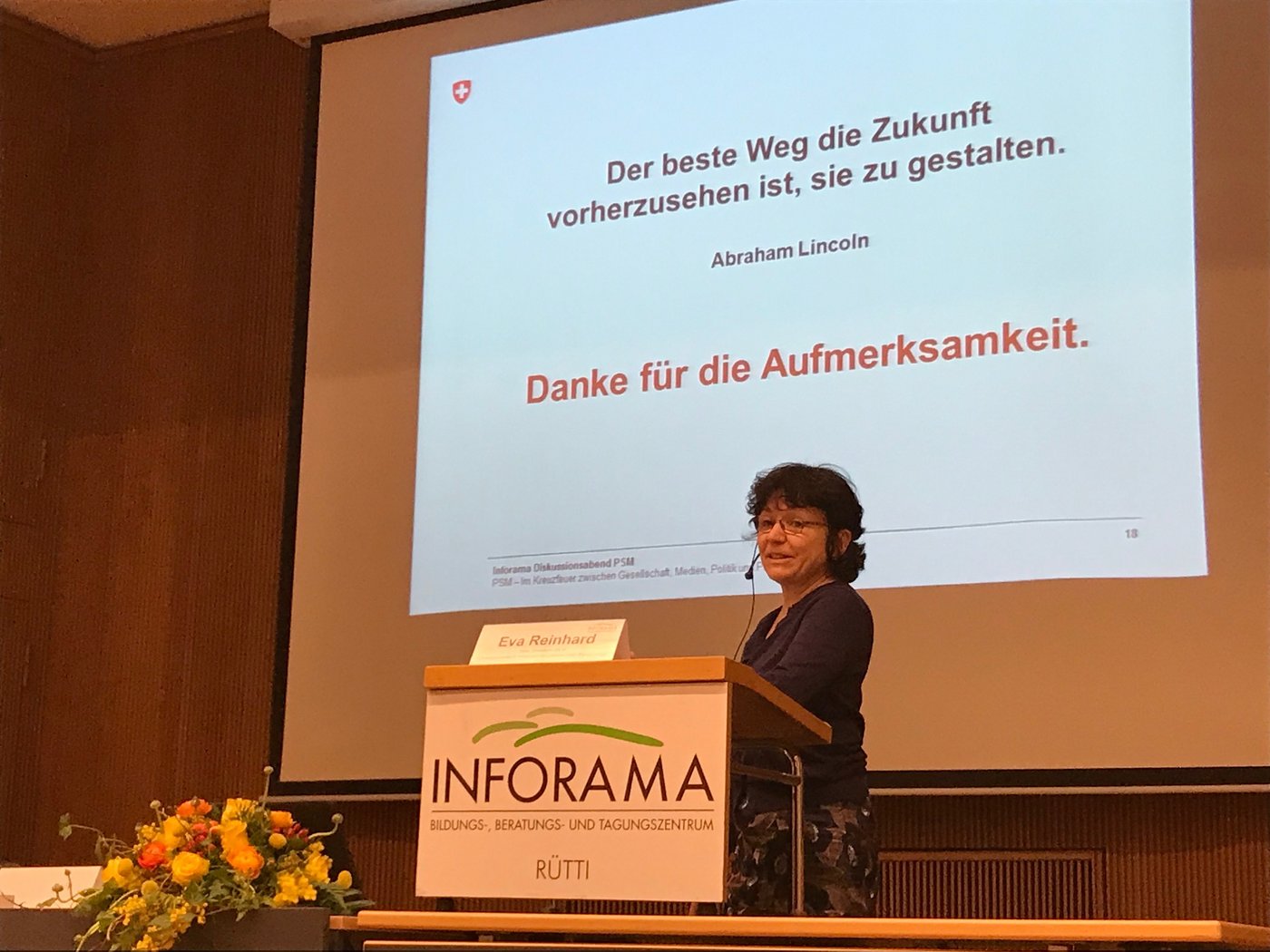 Eva Reinhard steht "zu 150%" hinter dem Aktionsplan Pflanzenschutz. (Bild akr)