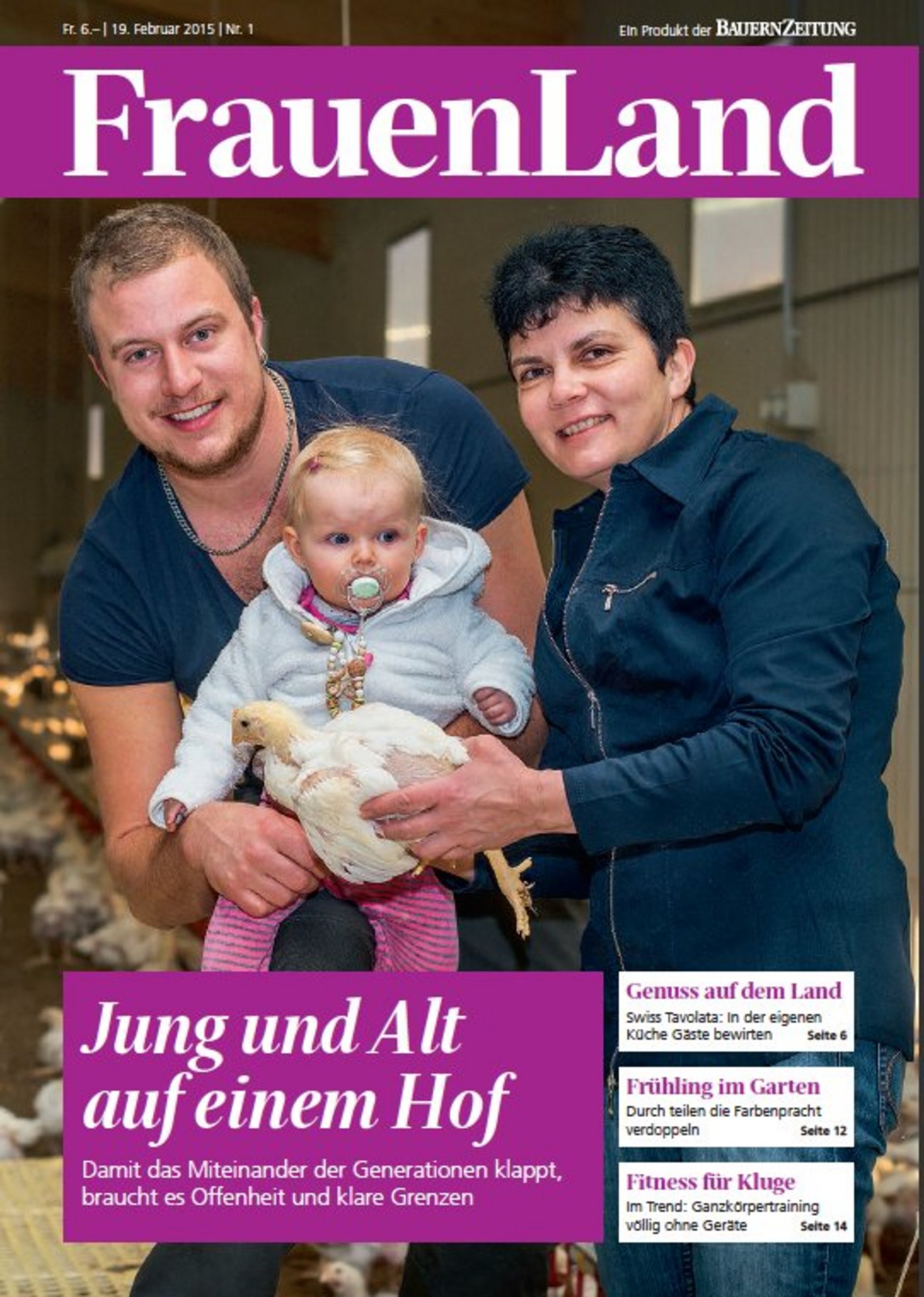 Die Titelseite der akutellen "FrauenLand"-Ausgabe