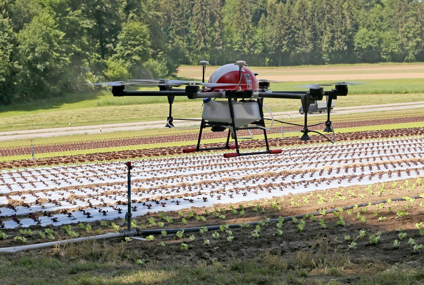 … das mit hoher Präzision bodennah appliziert wird.