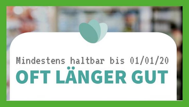 Die Einführung des gut sichtbaren Hinweises zur richtigen Deutung von Mindesthaltbarkeitsdaten gehört zum Engagement als «Waste Warrior Brand» von Lidl. (Bild Screenshot Too good to go)