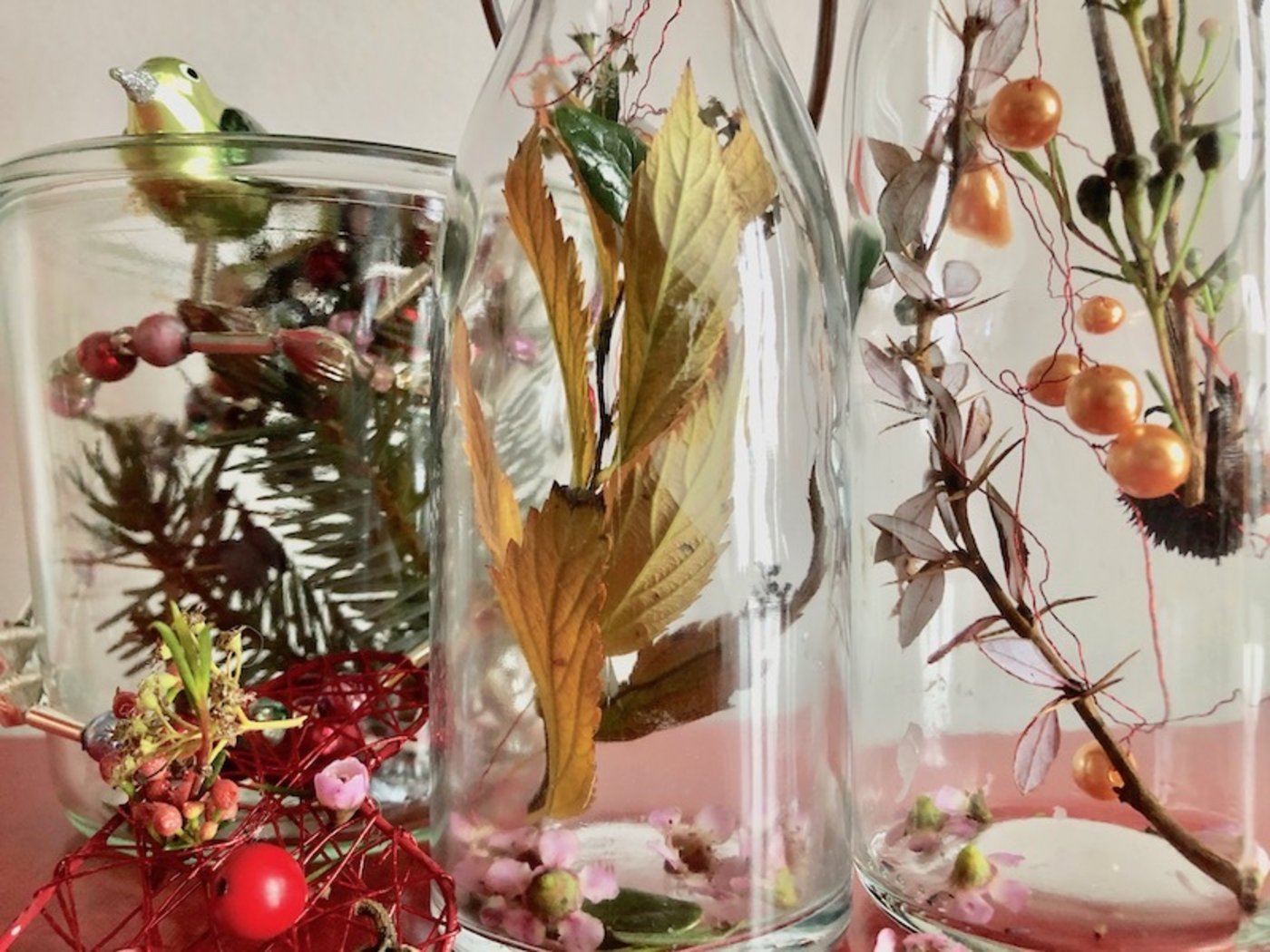 Blick in die gefüllten Gläser.