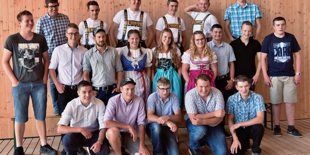 Die Diplomanden der Klasse LW 3c. (Bild bey)