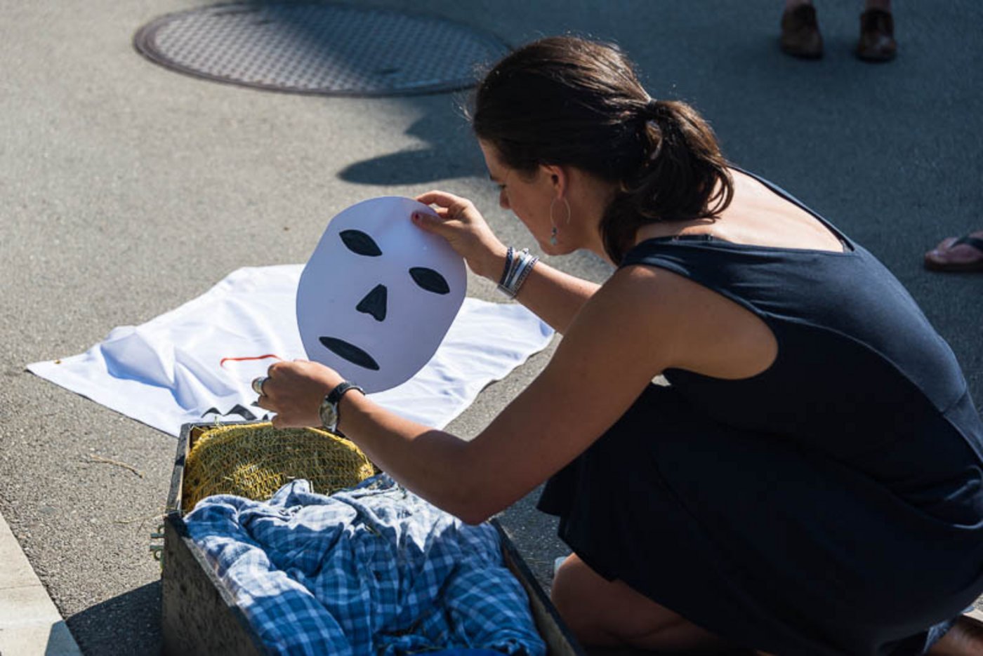 Das Gesicht darf nicht fehlen...