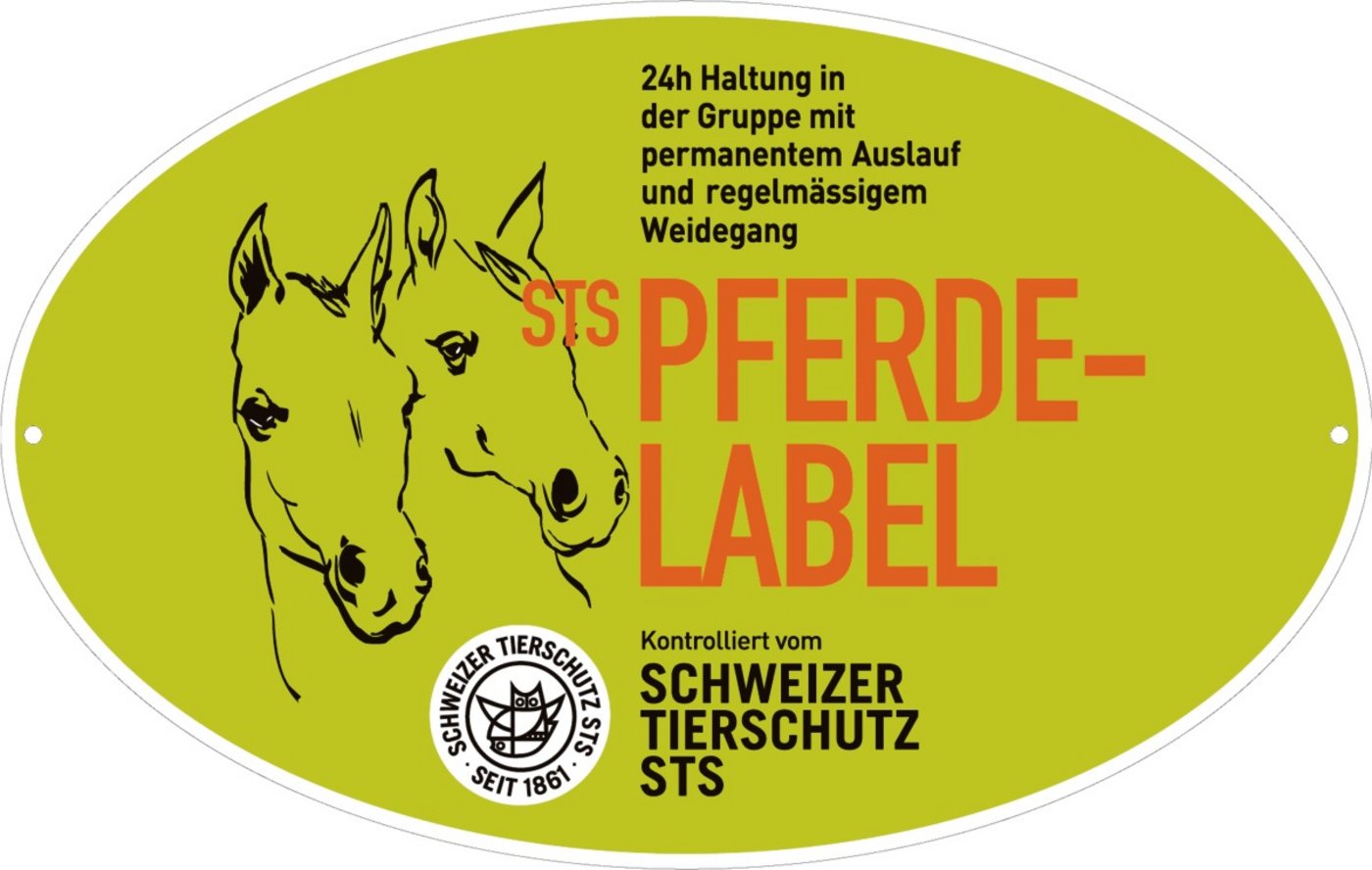 Betriebe mit dem STS-Pferde-Label dürfen damit werben.
