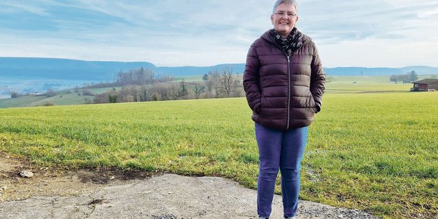 Sandra Pfister ist ein geborenes Stadtkind und zog aus dem Aargau auf den Rummelenhof in Hallau SH. In die Landwirtschaft musste sie sich einleben. 