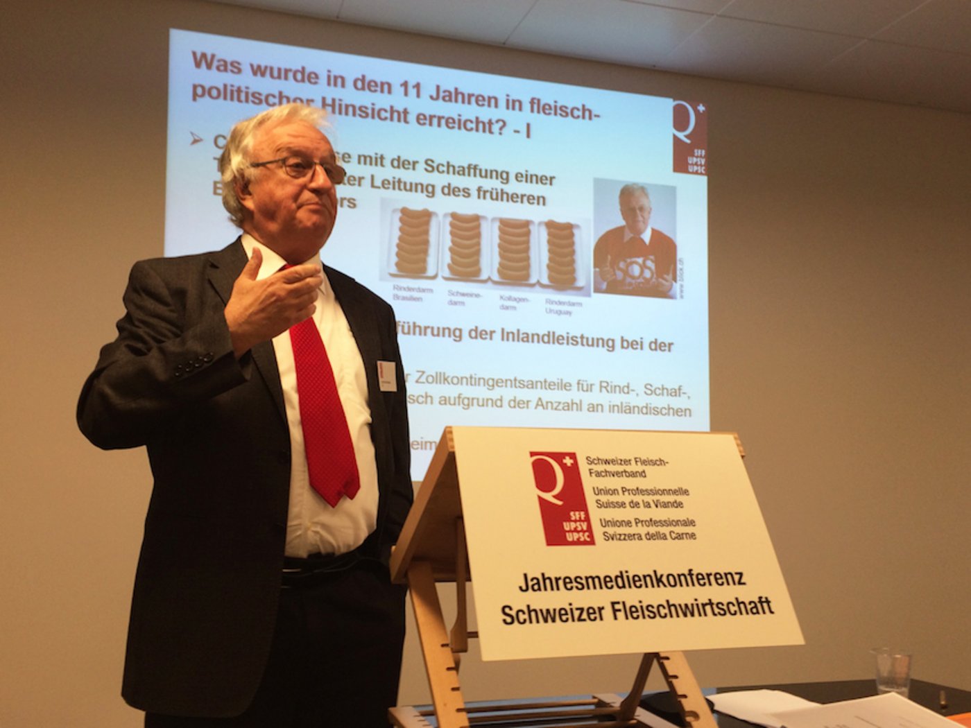 "Wahlfreiheit statt Bevormundung": SFF-Präsident Rolf Büttiker. (Bild lid)