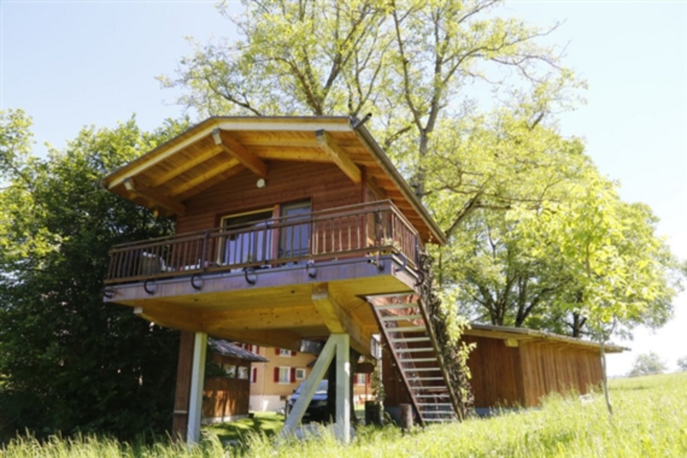 Agrotourismus ist vielfältig: Hier kann man etwa in einem Wurzelbaumhaus übernachten. (Bild lid)