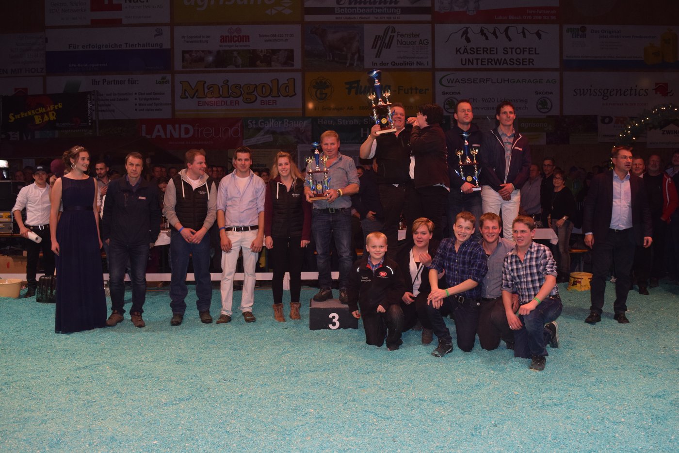 Schweizer Betriebsmeister 2019: 1. Platz Hansueli Huser; 2. Platz ZG Bucheli und Caduff; 3. Platz Paul Kälin.