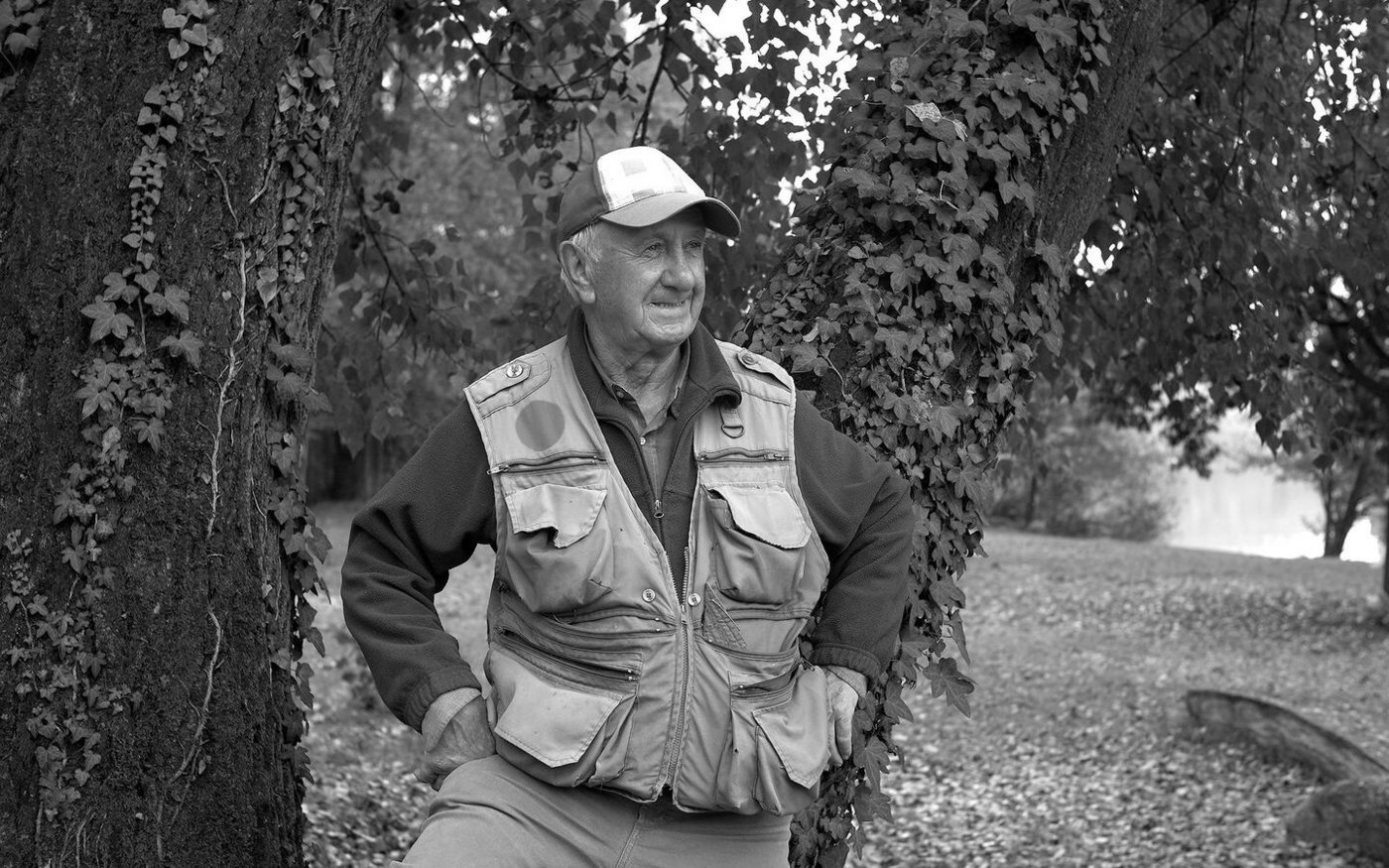 Franco am Ufer des Ticino, wohin er seit 60 Jahren immer wieder zurückkehrt.