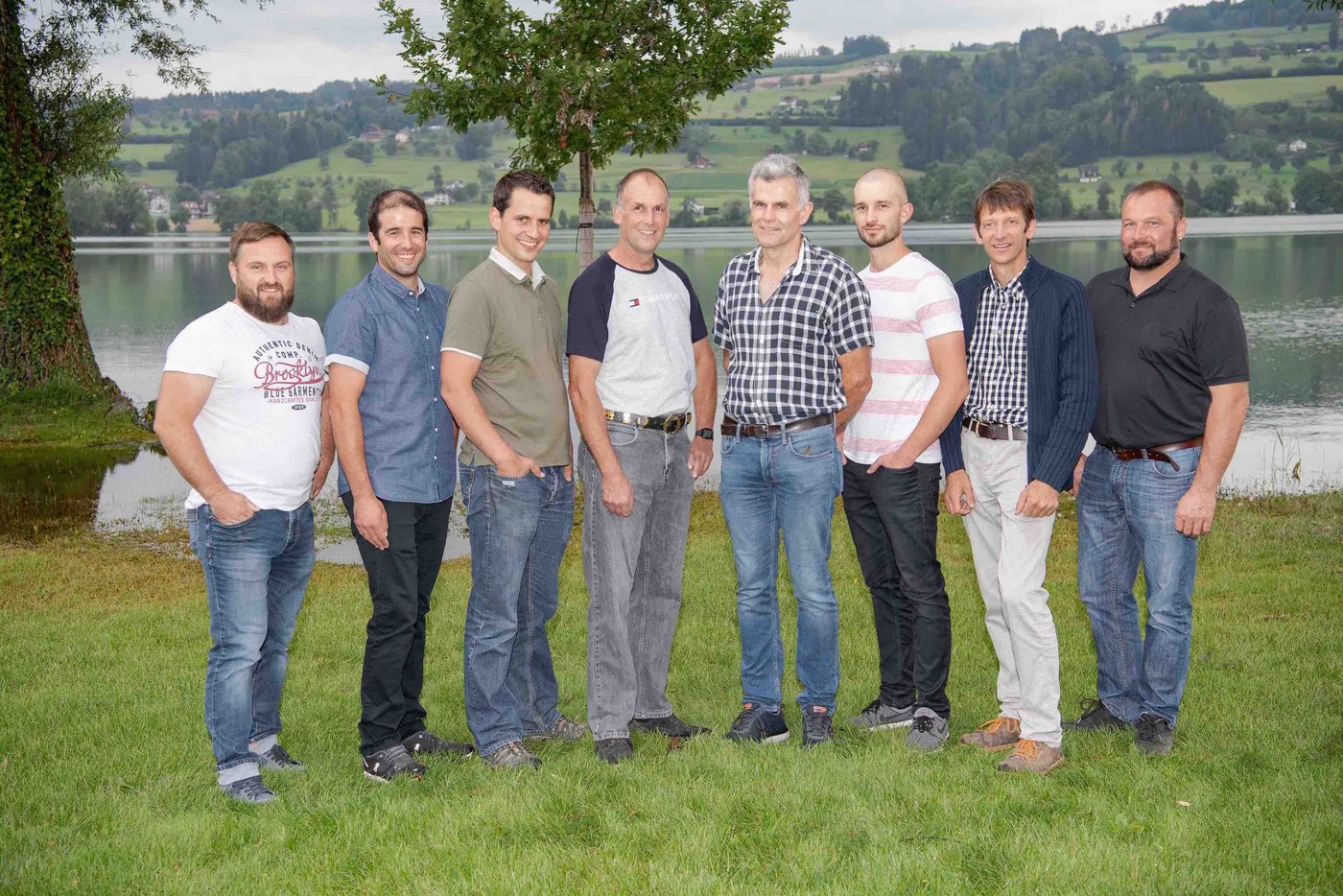 Die führenden Köpfe hinter der IG Mittellandseen mit dem designierten Präsident Konrad Jund (3. v. l.).  (Bild igm)