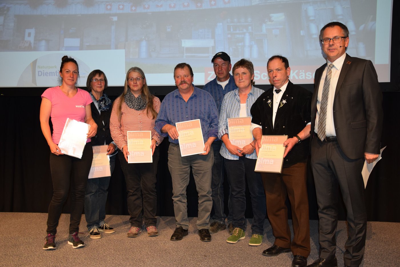 Preisträger Schaf-/Ziegenkäse. (Bilder Peter Fankhauser)