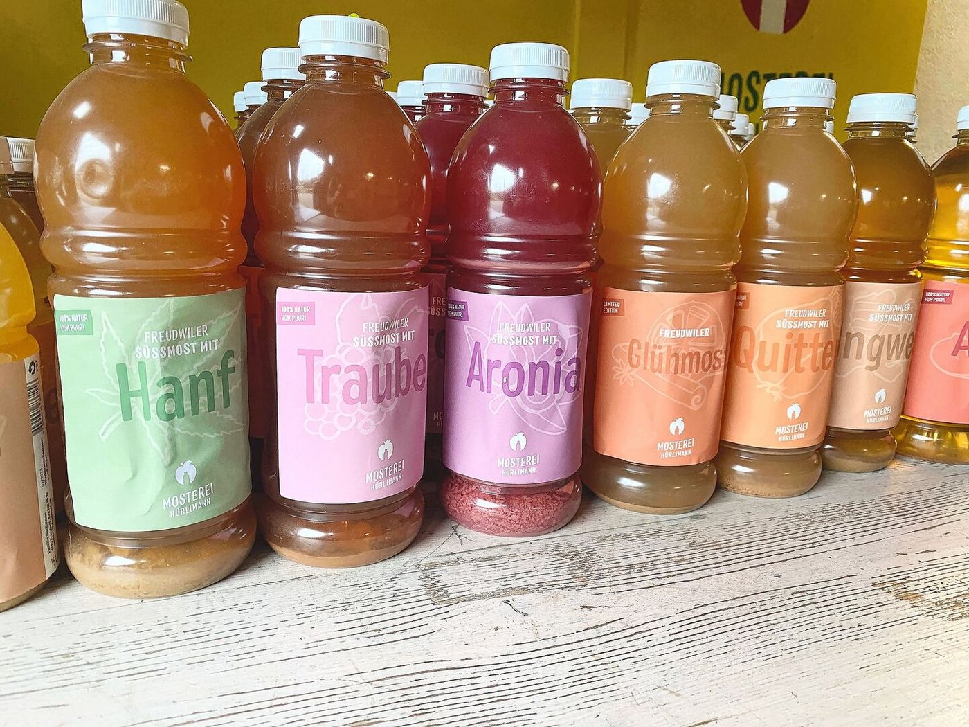 Die Mosterei ist für Saftkreationen bekannt.
