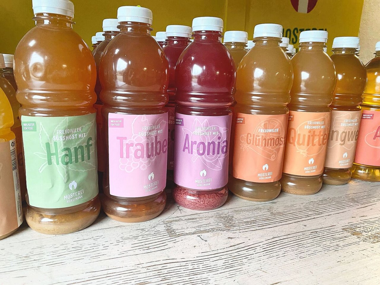Die Mosterei ist für Saftkreationen bekannt.
