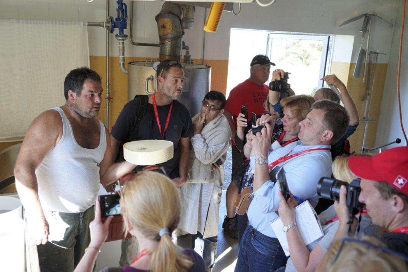 Der Alpkäse der Alp Äbnistetten ist ein begehrtes Motiv. (mr) 