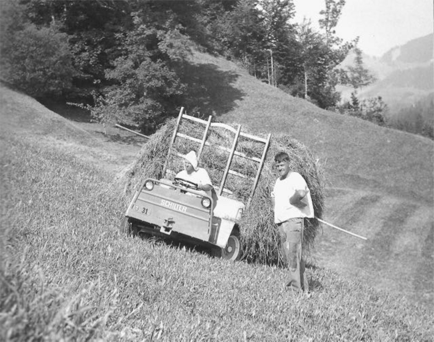 Ein Schilter-LT1-Prototyp bei Testfahrten 1958. (Bild zVg)