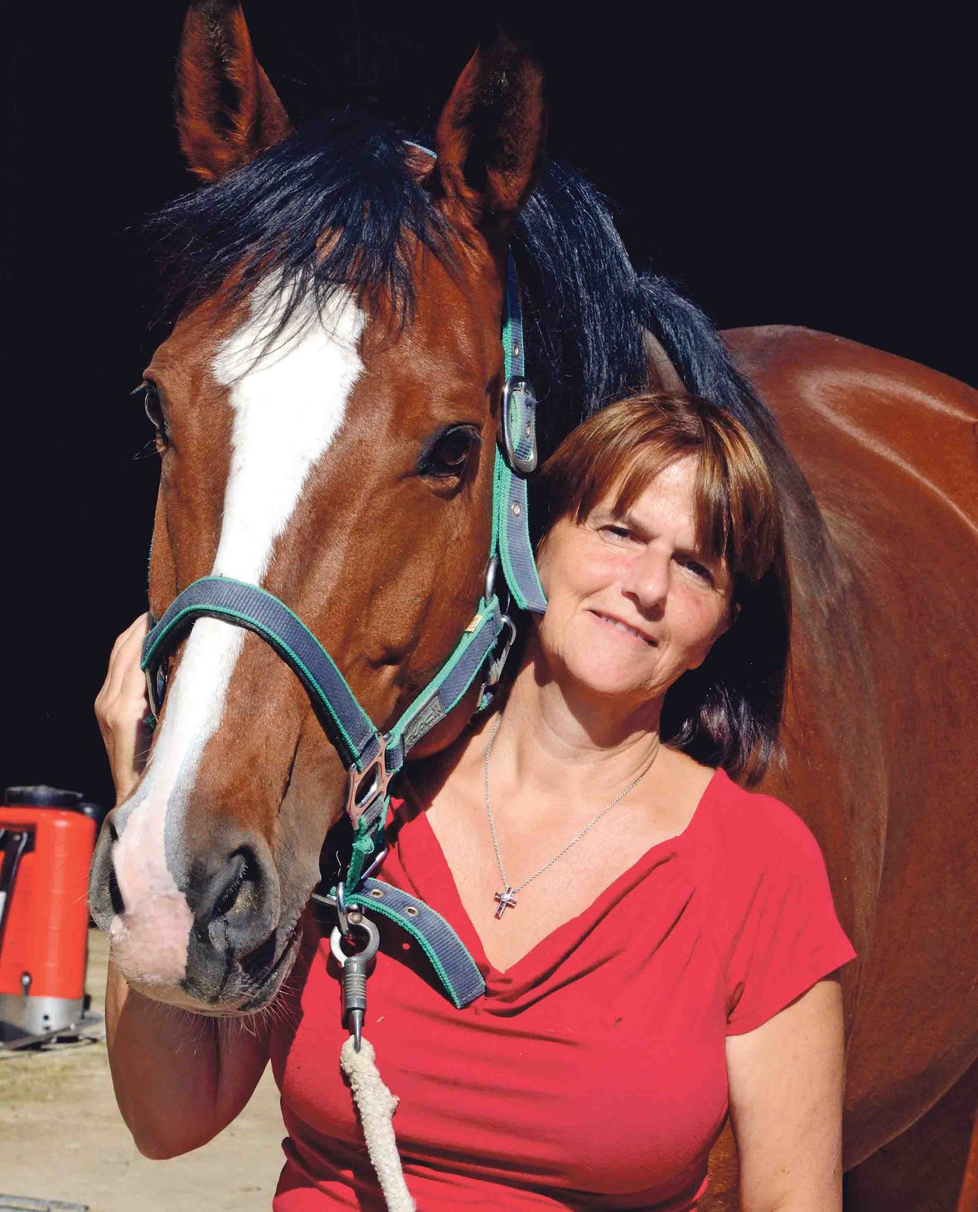 Das Ausreiten und die Pflege der Tiere erfüllt Brigitte Hafner mit grosser Zufriedenheit. (Bild mst)