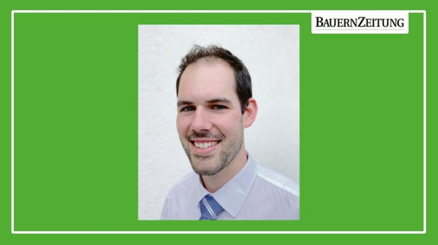 Valentin Keiser wurde letzten Freitag in Einsiedeln als neuer Meisterlandwirt diplomiert. (Bild Josef Scherer)