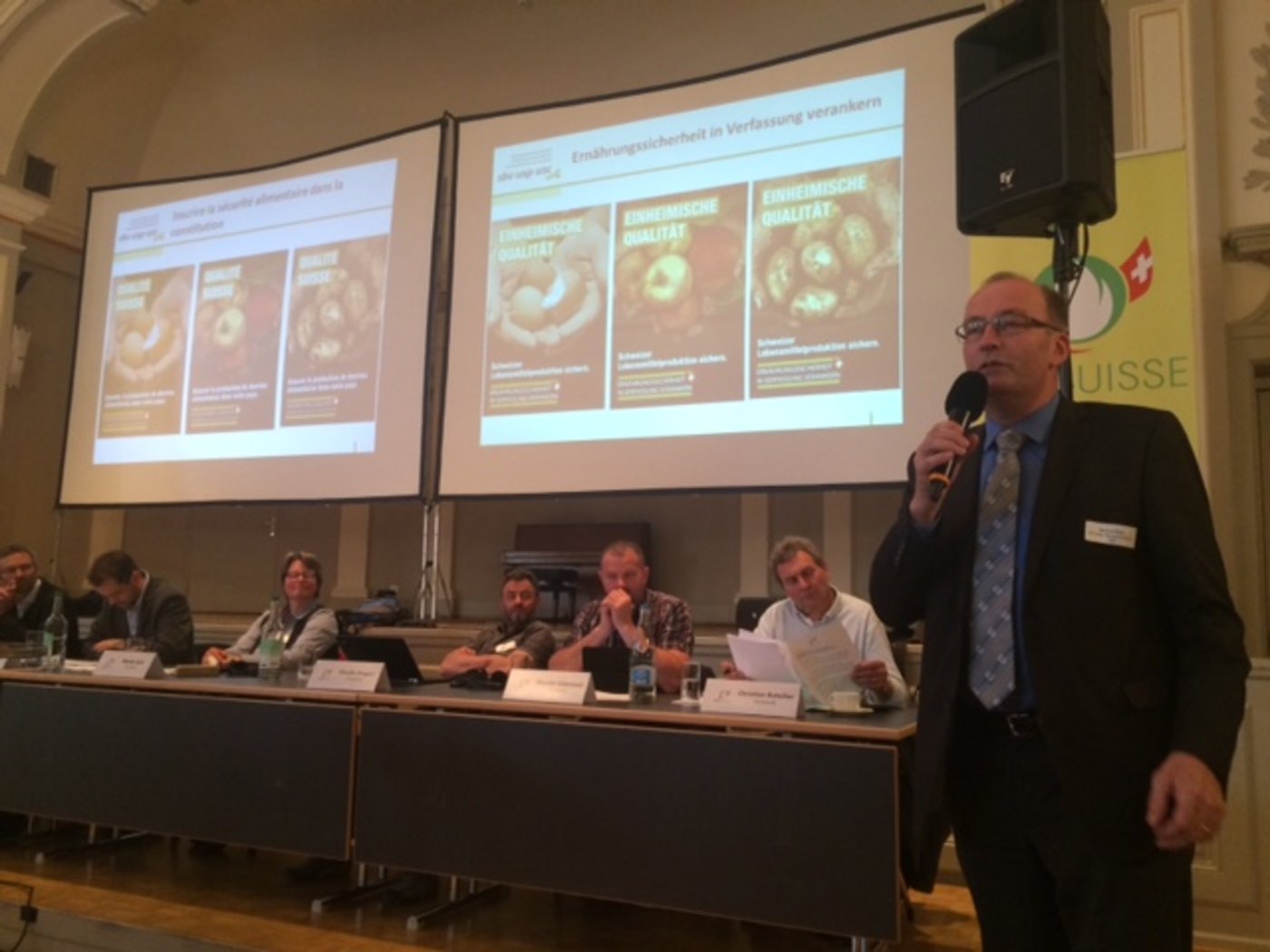 Markus Ritter freut sich über den Abstimmungstermin mitten in der Erntesaison.