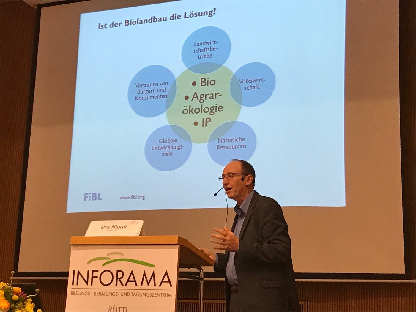 Urs Niggli will einen guten Gegenvorschlag zur Trinkwasser-Initiative. (Bild akr)