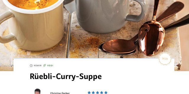 Unter den über 8000 Rezepten von Swissmilk gibt es neu auch Landfrauenrezepte. (Bild Screenshot swissmilk.ch)