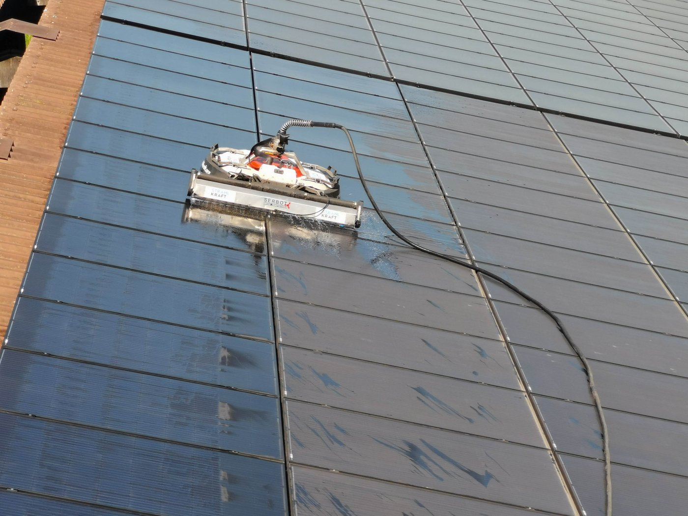 Der Roboter «Gekko» bei der Arbeit. 