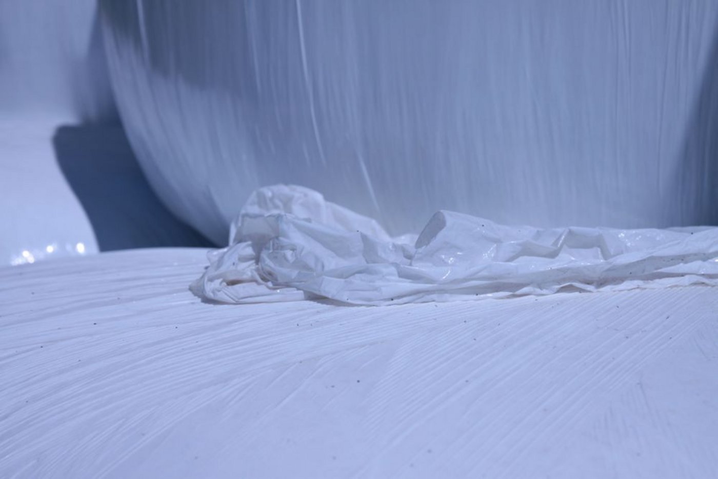 Knapp 90 Prozent der gebrauchten Silofolien werden in der Schweiz in Kehrichtverbrennungsanlagen verbrannt. Recycling ist aber billiger und erst noch besser für die Umwelt. (Bild: Claudia Frick) 