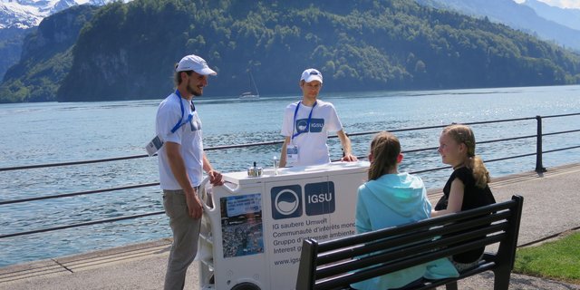 Die IGSU ruft die Bevölkerung dazu auf, der Umwelt auch in der jetzigen Situation Sorge zu tragen. (Bild IGSU)