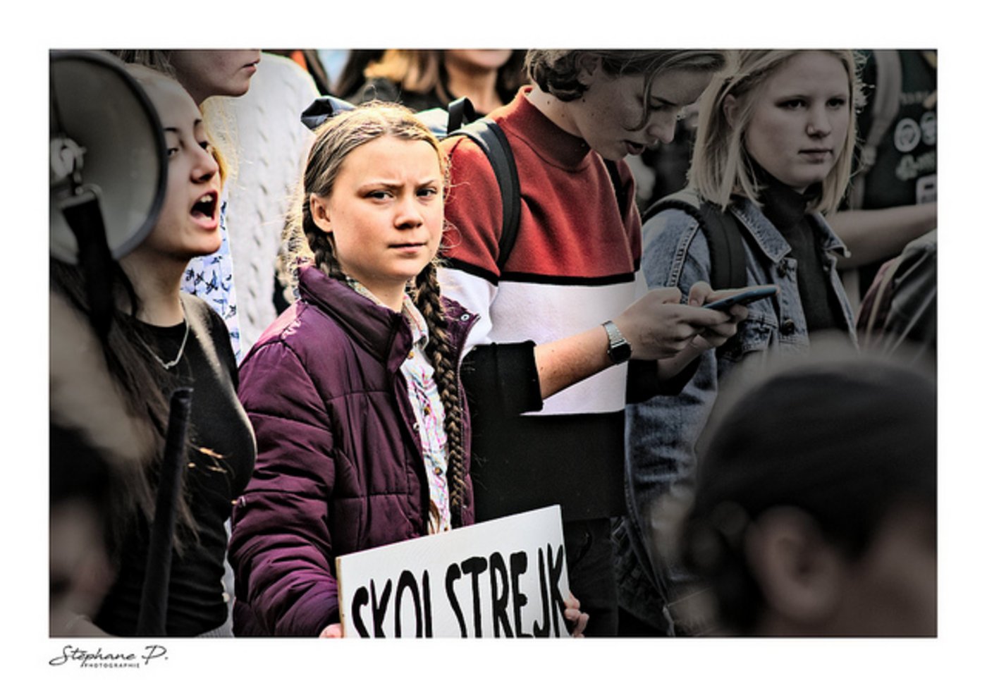  Die 16-jährige Greta Thunberg setzt sich für mehr Klimaschutz ein. (Bild Flickr/stephane_p)