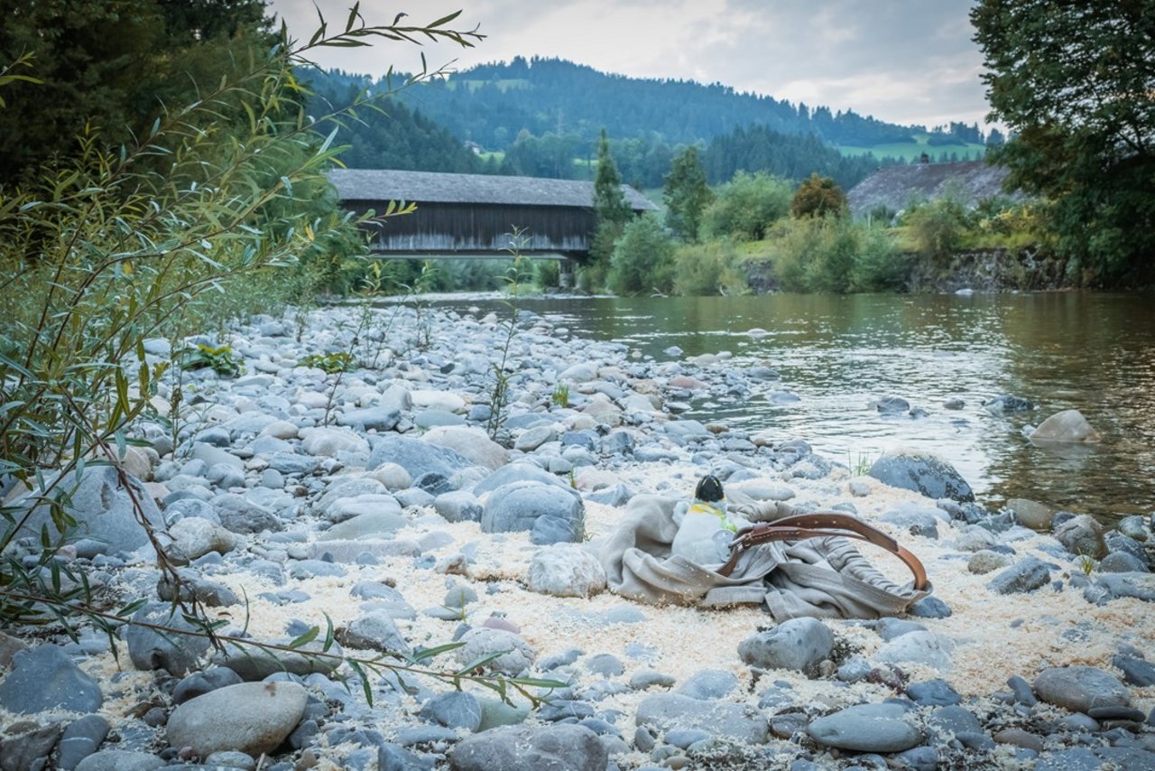 Das Logo und der Leitspruch des Emmentalischen Schwingfests 2021 «Über d' Brügg zum Fescht... syt wiukomme liebi Gescht!» bleiben unverändert. (Bild Emmentalisches Schwingfest) 