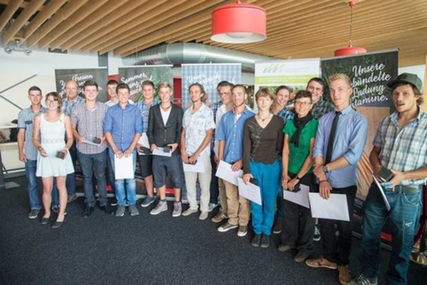 Die neuen Gemüsegärtner und Gemüsegärtnerinnen. (Bild VSGP)