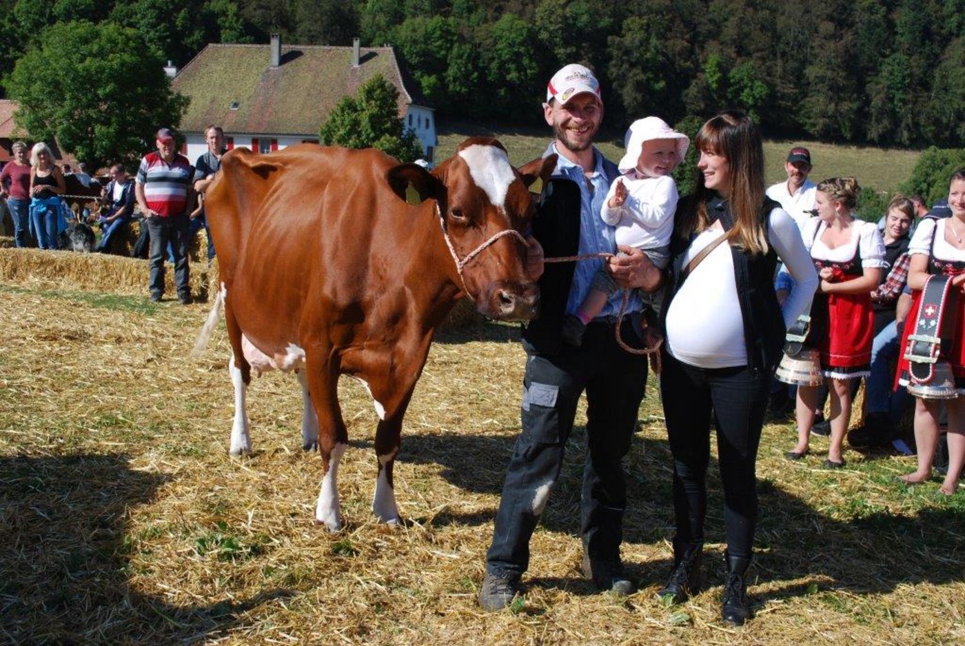 Blitz Sambia der Familie Daniel und Leslie Gyger mit Mia, wird Miss Lebensleistung. (Bild Peter Fankhauser)