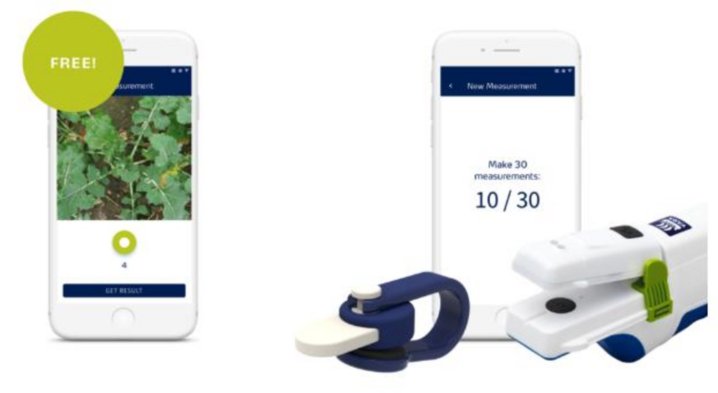 Eine App fürs Smartphone soll precision farming für alle ermöglichen. (Bild Yara)