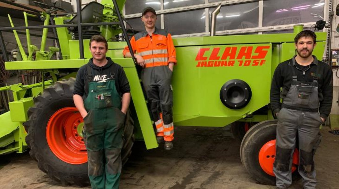 «Die Teamarbeit hat uns einiges über Zusammenarbeit gelehrt und uns zusammengeschweisst», berichten die drei Auszubildenden und sind stolz auf das Gelingen ihres grossen Projektes. (Bilder Tildy Schmid)