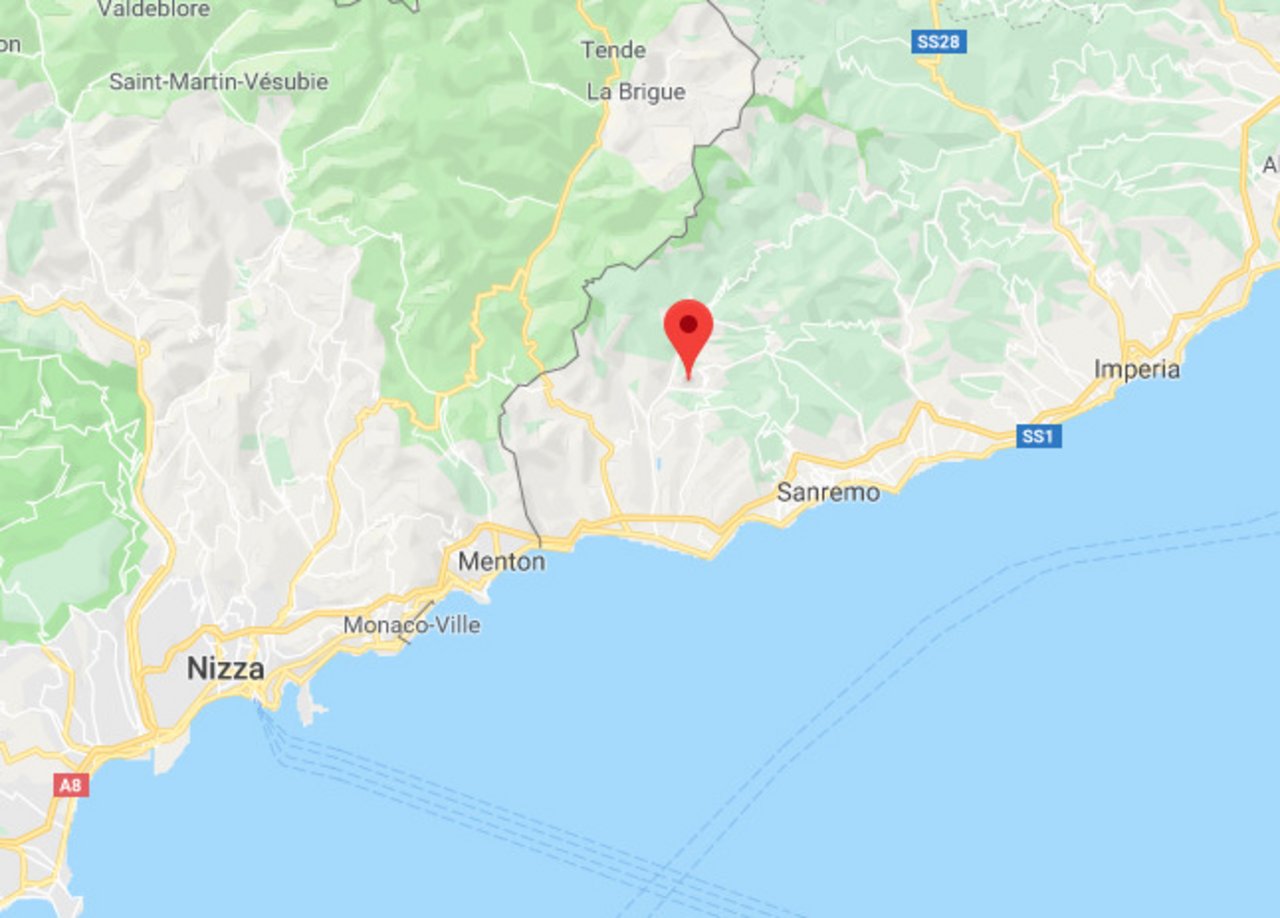 Das Unglück ereignete sich in Apricale, in der Nähe der französischen Grenze. (Bild Google Maps)