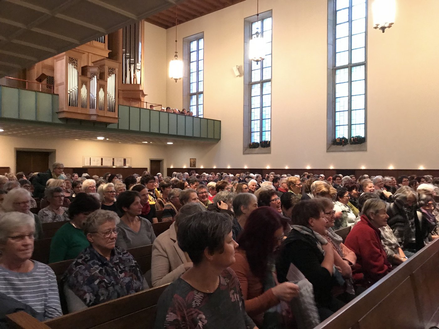 Die Stadtkirche Frauenfeld war am ersten Termin der diesjährigen Thurgauer Landfrauentag voll.