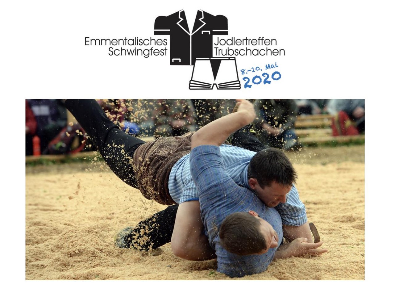 Anfang Mai sollten neben dem Emmentalischen Schwingfest noch weitere Veranstaltungen stattfinden. (Fotomontage jsc)