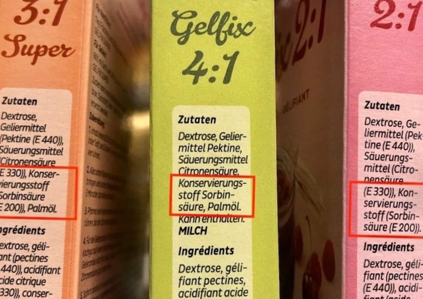 Wer keine unerwünschten Inhaltstoffe in der Konfitüre haben will, sollte das Kleingedruckte lesen. 