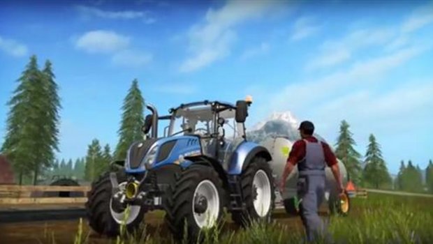 Der Landwirtschafts-Simulator ist ein beliebtes Spiel. (Bild Screenshot Youtube)